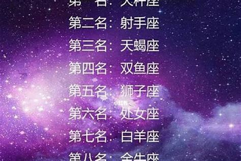 哪个星座最矮